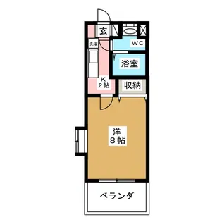 パロスOMK【2階】の間取り
