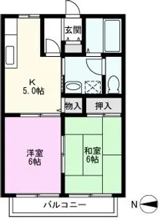 メルシーシャルム【1階】の間取り