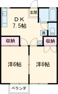 カントリーハイツ【2階】の間取り