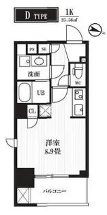PEAKS神田【2階】の間取り