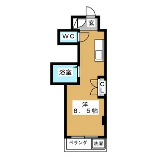 マーベラス壱番館【3階】の間取り