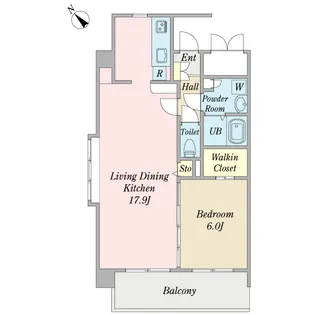 エンブレム【9階】の間取り