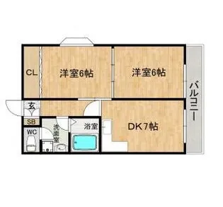 プロスパ77【2階】の間取り