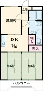 メゾン・ド・タグチ【4階】の間取り