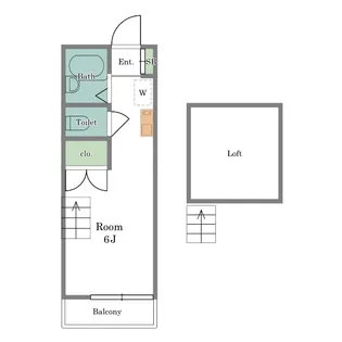 チェレステ二子【2階】の間取り