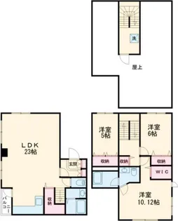 グランシャリオ【5階】の間取り