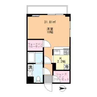 コンフォール綾瀬【2階】の間取り