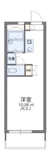レオパレス新金岡【1階】の間取り