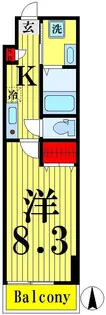 釜鳴マンション【3階】の間取り