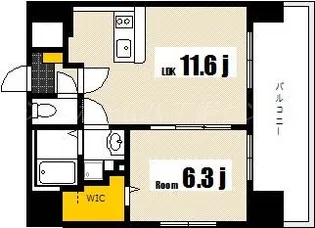 katayama BLDG 26【6階】の間取り
