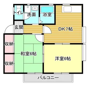 ジオハウスII【2階】の間取り