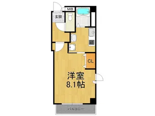 ラ・フォンテ甲東園【7階】の間取り