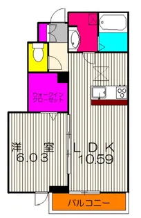 ファテシア上の台II【1階】の間取り