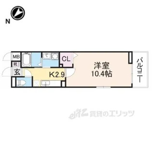 フォレストパーク・八番館【3階】の間取り