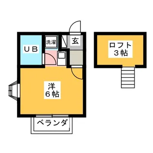 サウザンド59【2階】の間取り