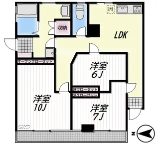 S・吉祥寺【1階】の間取り