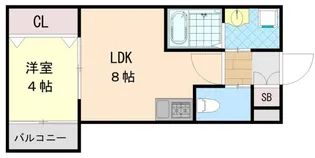 H-maison衣摺II【1階】の間取り