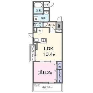 ルノン【2階】の間取り