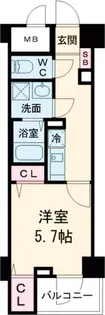 DIPS西新井【3階】の間取り