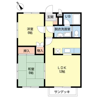 アスティオン 壱番館【1階】の間取り