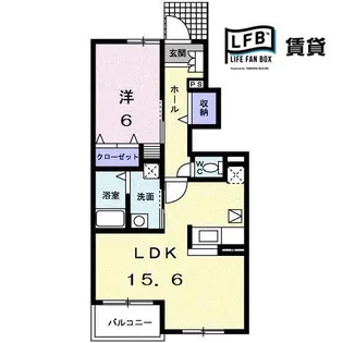 シンフォニー【1階】の間取り