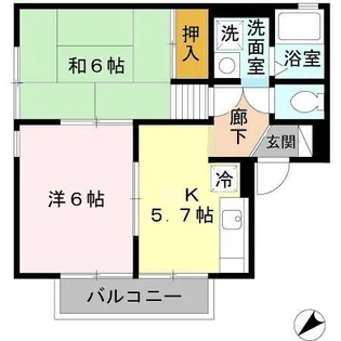 スペースMHM A棟【1階】の間取り