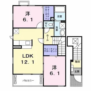 ビエント【2階】の間取り