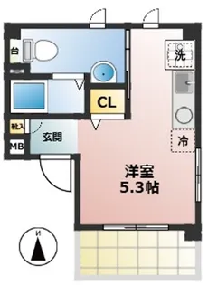 CREDO東大島【2階】の間取り
