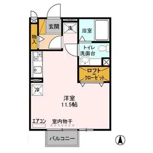 esperanza(エスペランサ)A【2階】の間取り