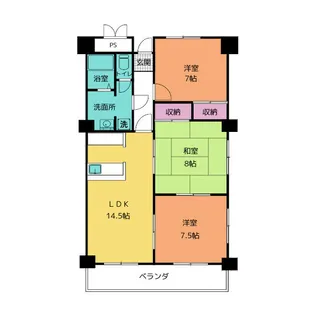 ランドマーク【1階】の間取り
