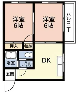 グランジュール五井【1階】の間取り