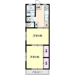 倉井ビル【3階】の間取り