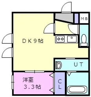 ステージ表町【3階】の間取り