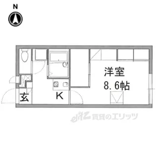 レオパレスTo2【1階】の間取り