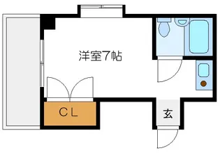 中里ハイツ【3階】の間取り