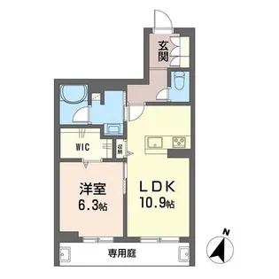 サンドミール【2階】の間取り