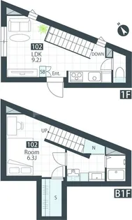 BIBLIO KITA-IKEBUKUROの間取り
