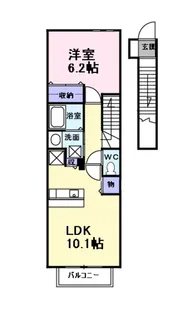 エテルネル【2階】の間取り
