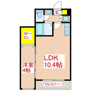 ヴェスタ【1階】の間取り