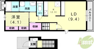 ハーモニーY【2階】の間取り