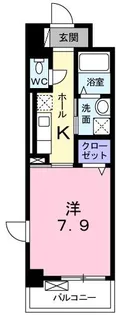 プラサーダ朝霧【3階】の間取り