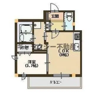 ブラン シェトワ【2階】の間取り