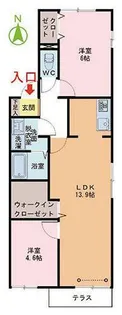 アークグランデ【1階】の間取り