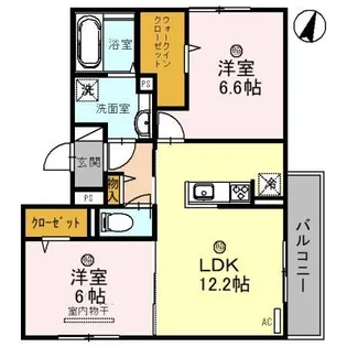 冨士屋 壱番館【2階】の間取り