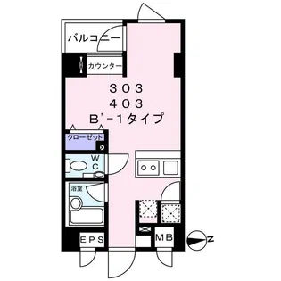 Navi新宿【6階】の間取り