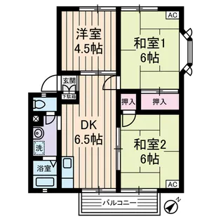 レジデンスK【2階】の間取り
