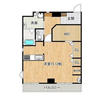 パレット新屋敷【1階】の間取り