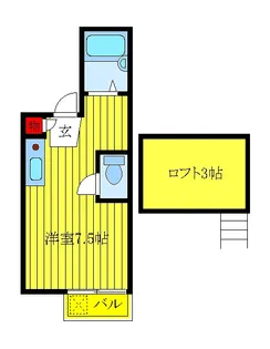 ハイツ藤【2階】の間取り