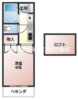 あいらんど花繰【1階】の間取り