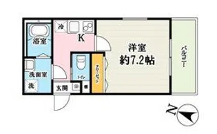 ゴーイング埼大前II【3階】の間取り
